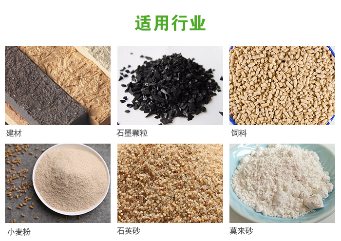 高頻振動篩主要用于化工，建材，石墨顆粒，飼料，小麥粉，石英砂，豆?jié){，果汁等各種物料的干法、濕法篩分、分級、脫水，過濾。